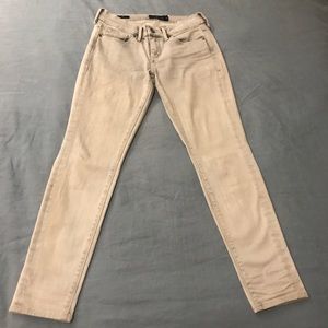 Lucky Brand Light Gray Low Rise Jeans